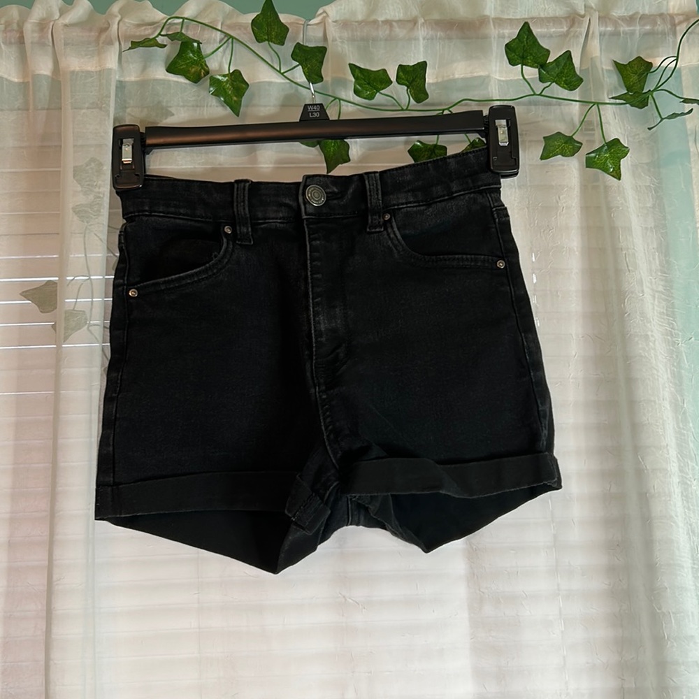 Black, Jean Shorts, Stretch, Charlotte Russe, Size 5